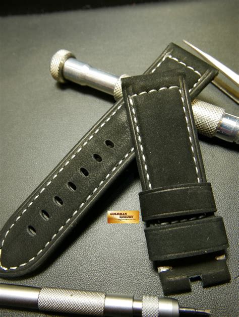 panerai suede strap|Panerai Watch Bands & Straps .